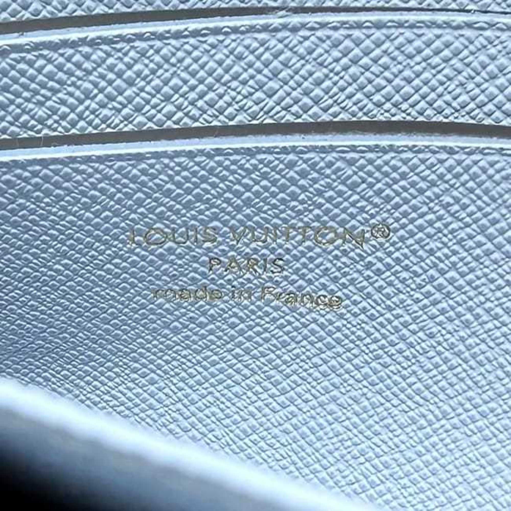 Louis Vuitton Brown Light Blue Monogram Monogram Wallet