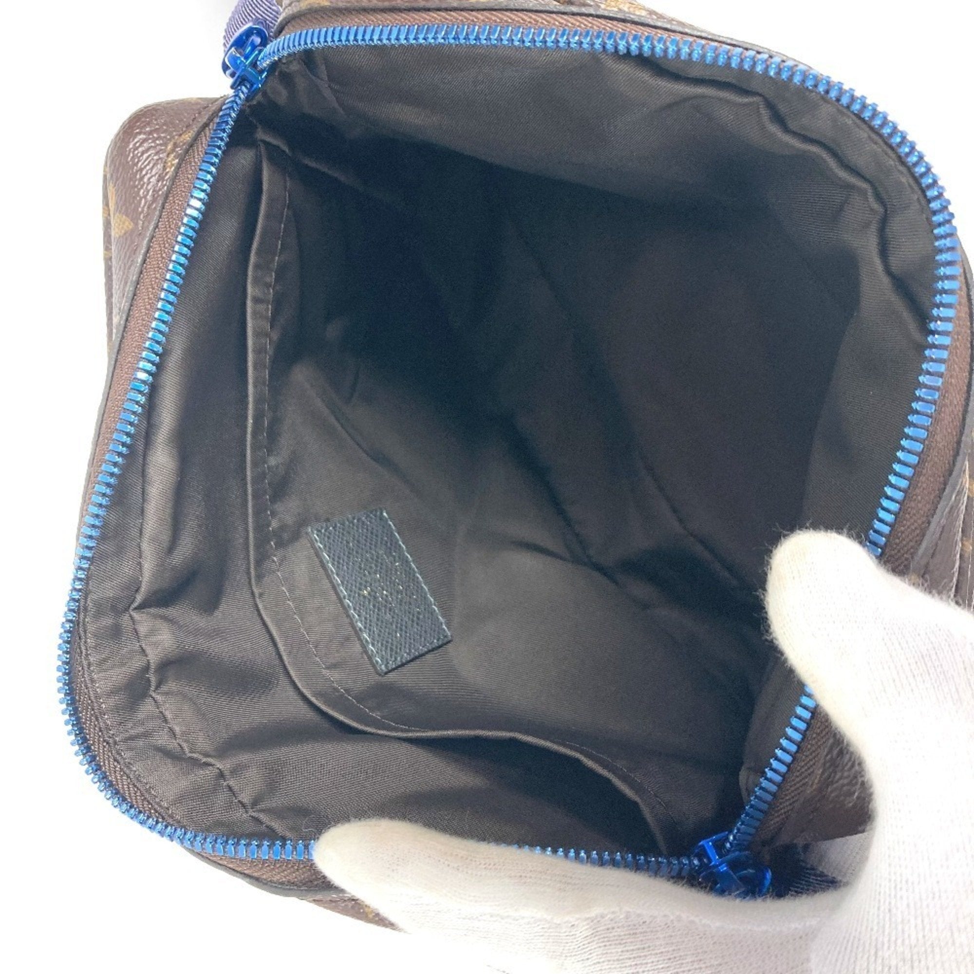 Louis Vuitton Monogram Blue Brown Monogram Shoulder Bag