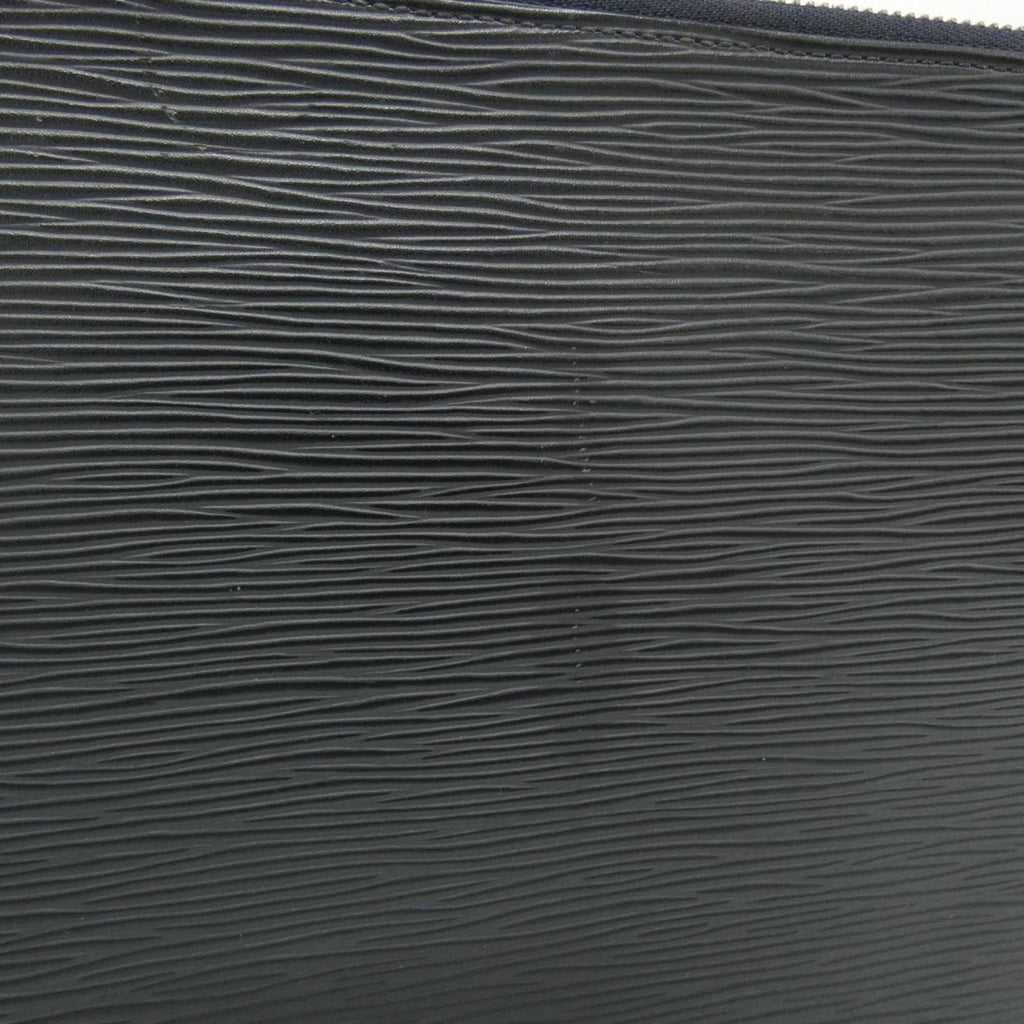 Louis Vuitton Black Leather Handbag Pochette