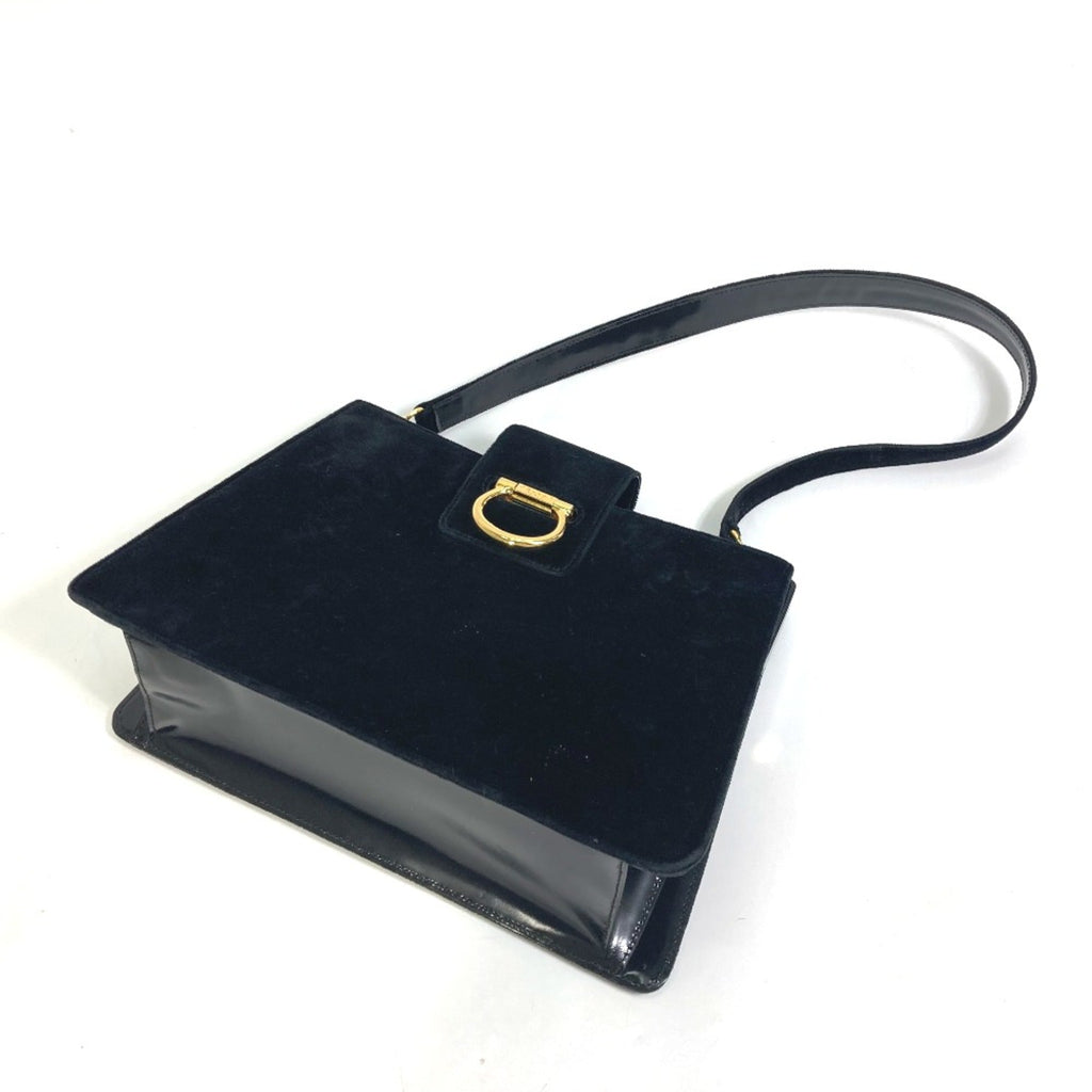 Celine Black Leather Shoulder Bag