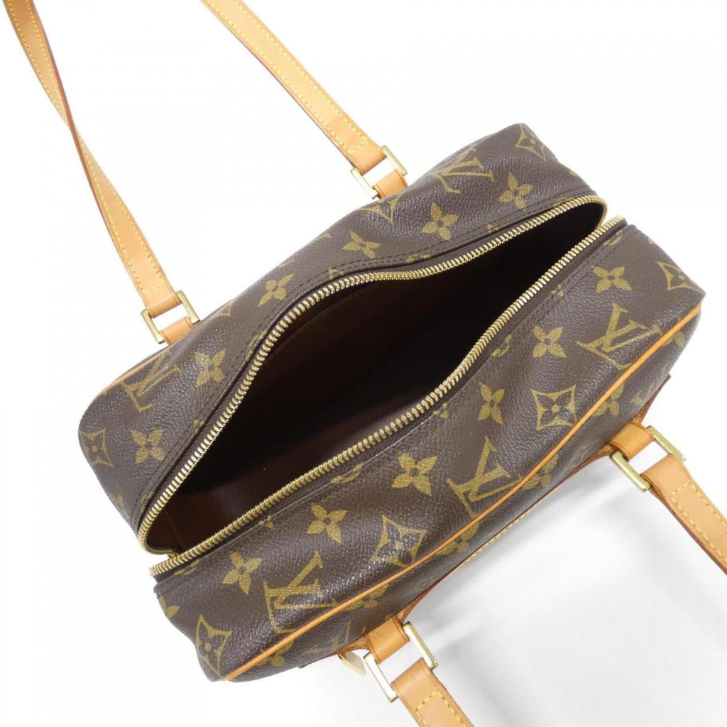 Louis Vuitton Brown Coated Canvas Shoulder Bag