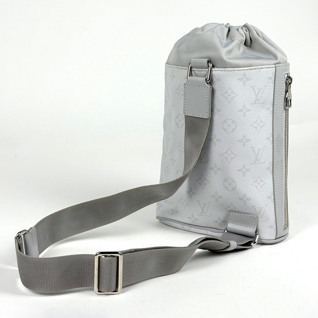 Louis Vuitton White Monogram Shoulder Bag Sling Bag