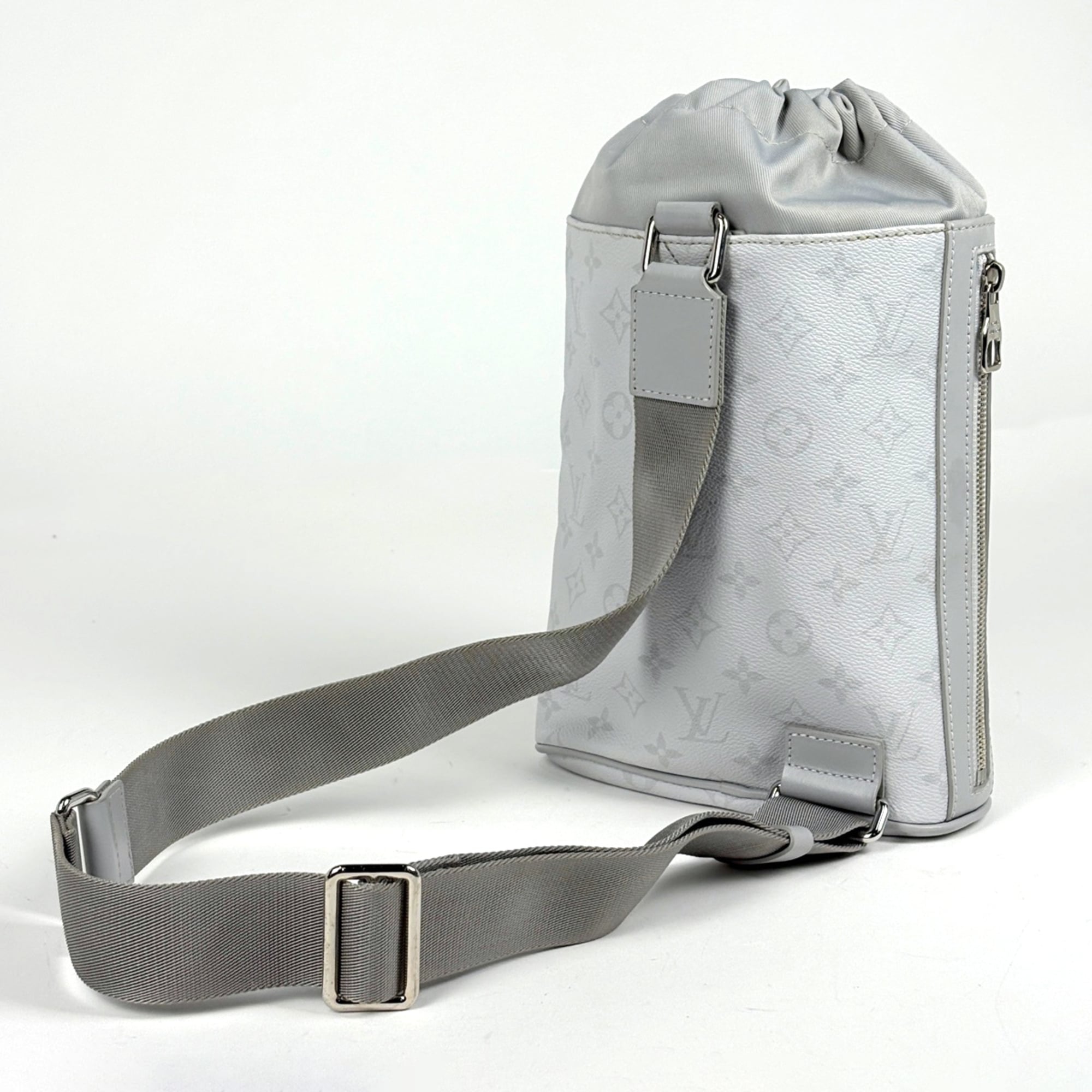 Louis Vuitton White Monogram Shoulder Bag Sling Bag