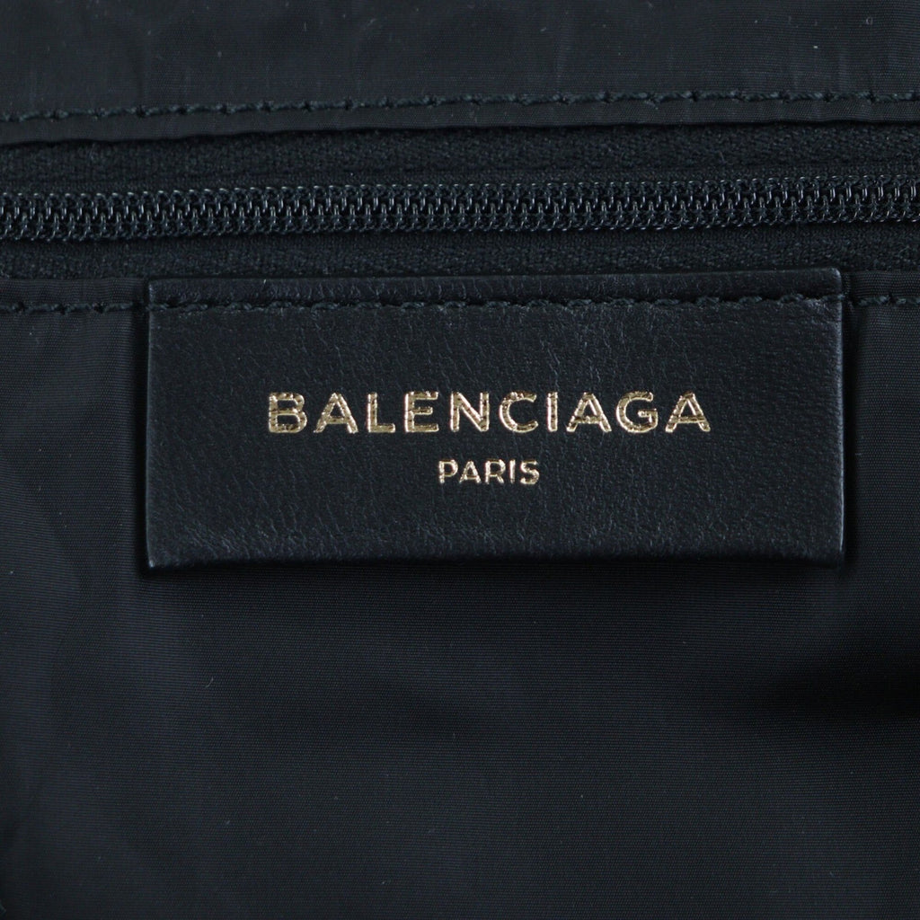 Balenciaga Black Red Color Nylon Boston