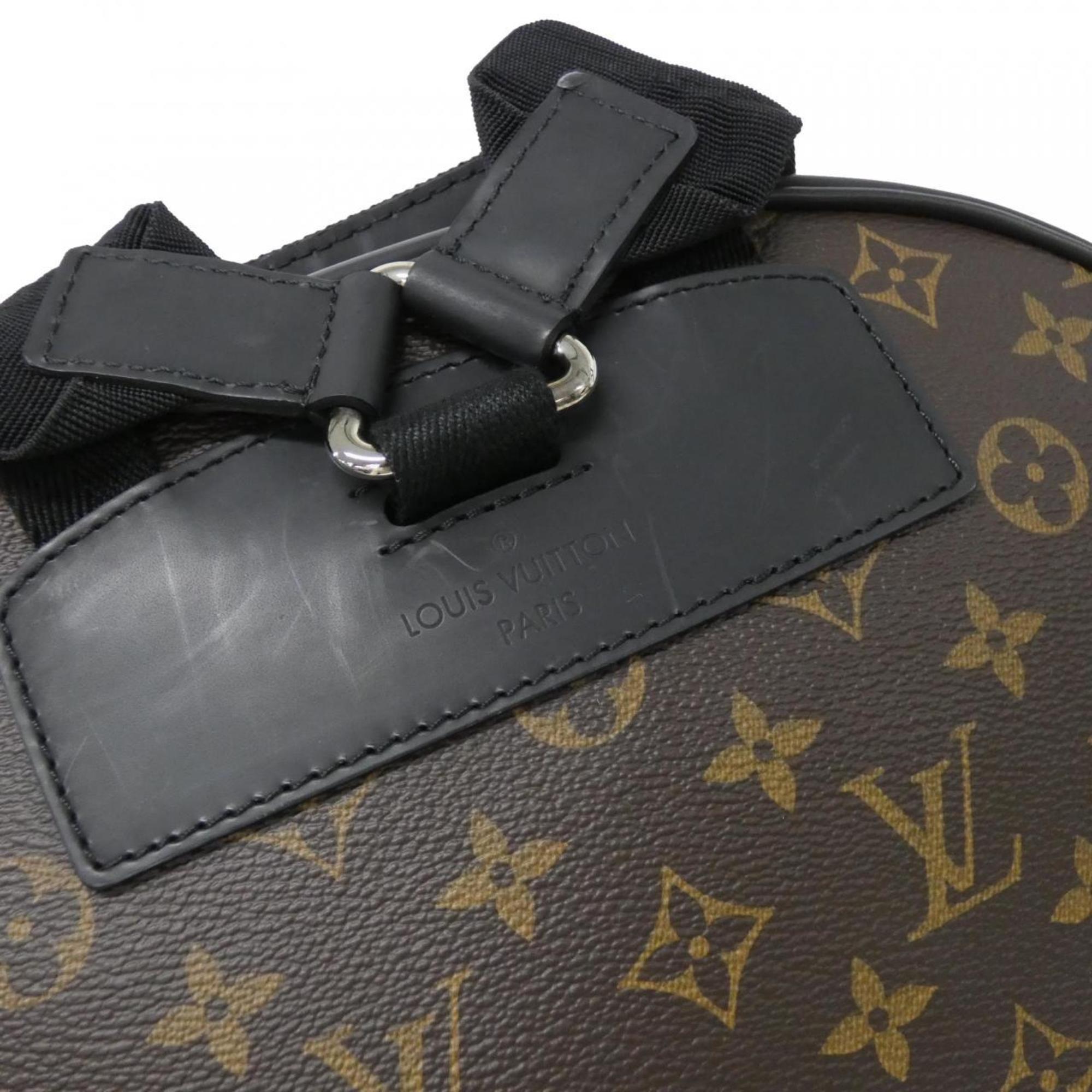 Louis Vuitton Brown Coated Canvas Backpack