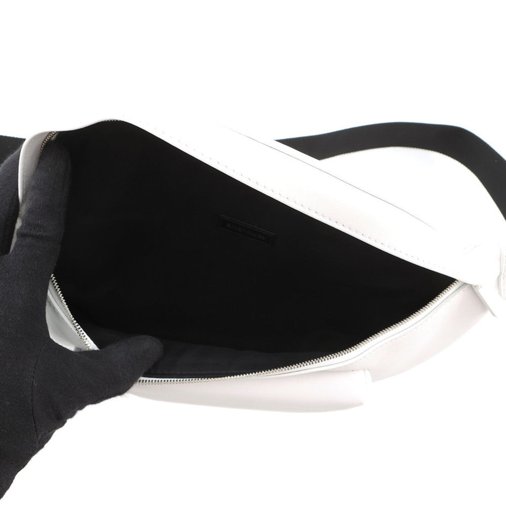 Balenciaga White Leather Handbag Sling