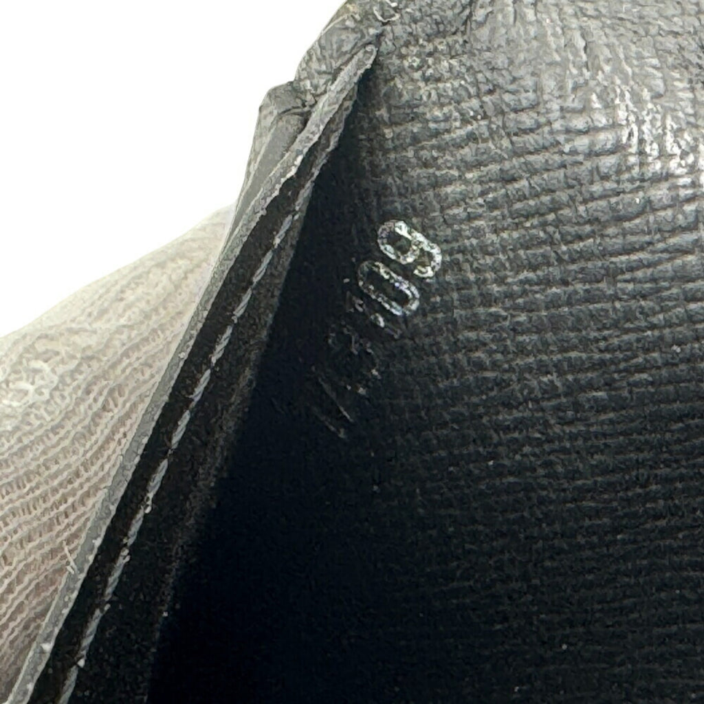Louis Vuitton Black Leather Long Wallet