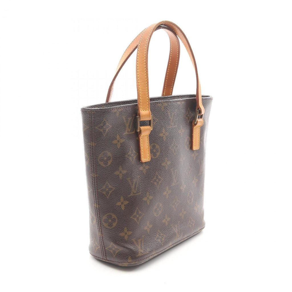 Louis Vuitton Monogram Brown Coated Canvas Leather Handbag