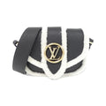 Louis Vuitton Black Leather Shoulder Bag
