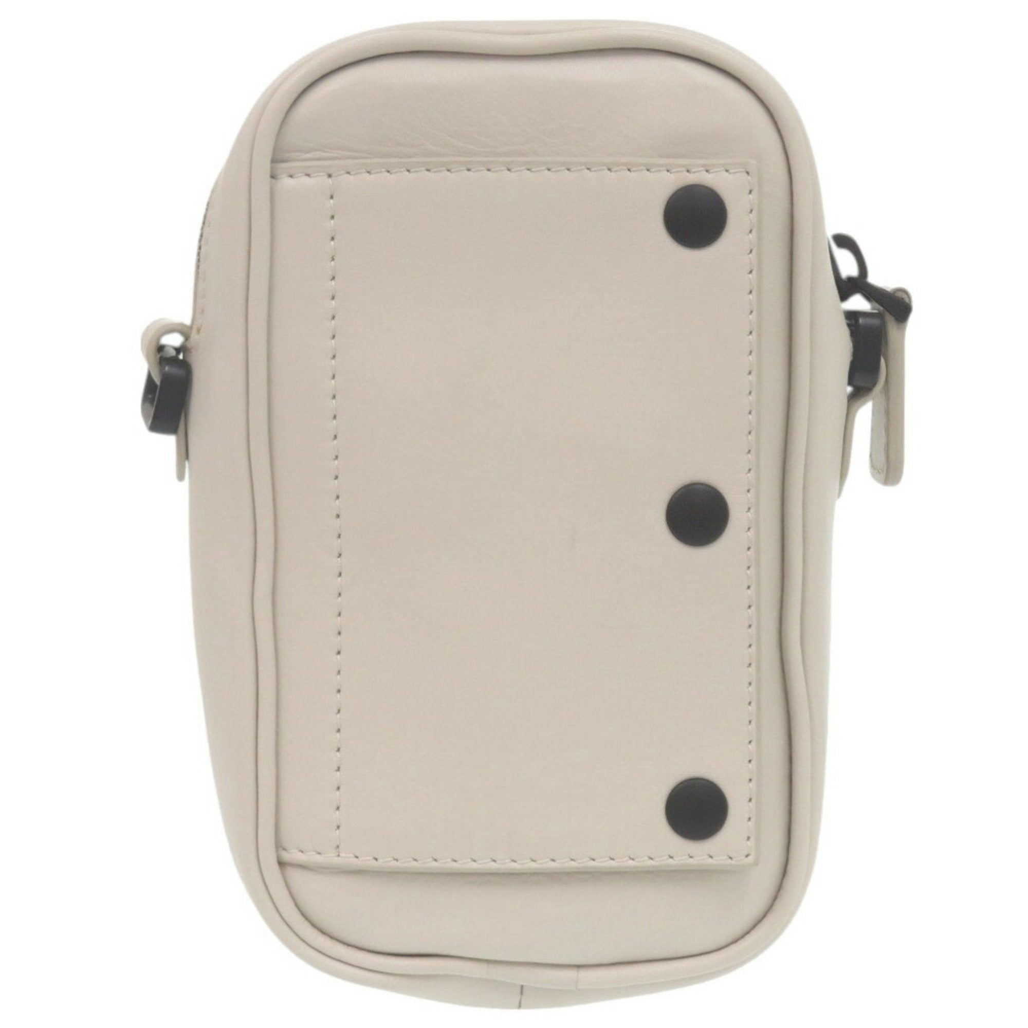 Bottega Veneta Ivory Leather Shoulder Bag