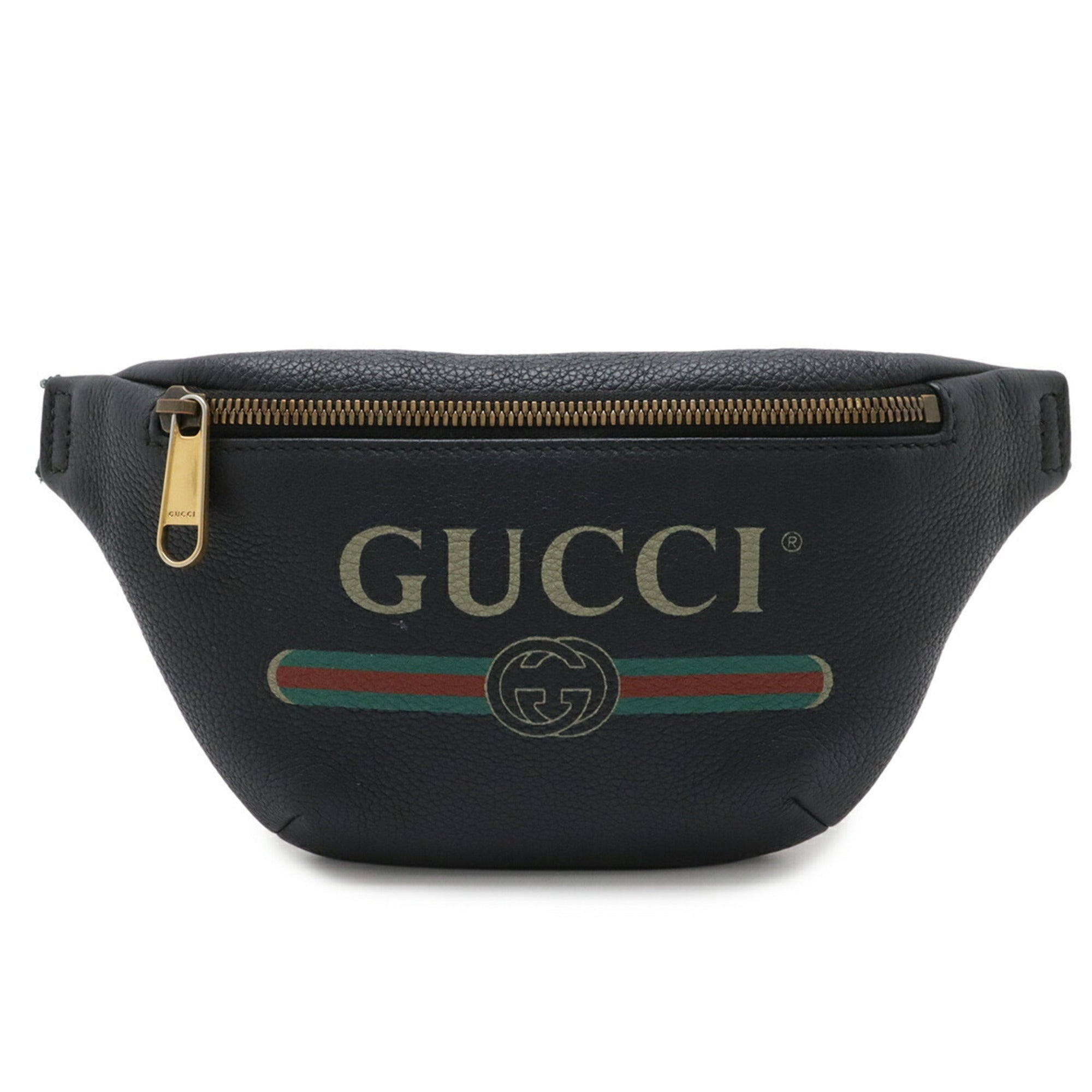 Gucci Black Leather Sling Bag (Pre-Owned)