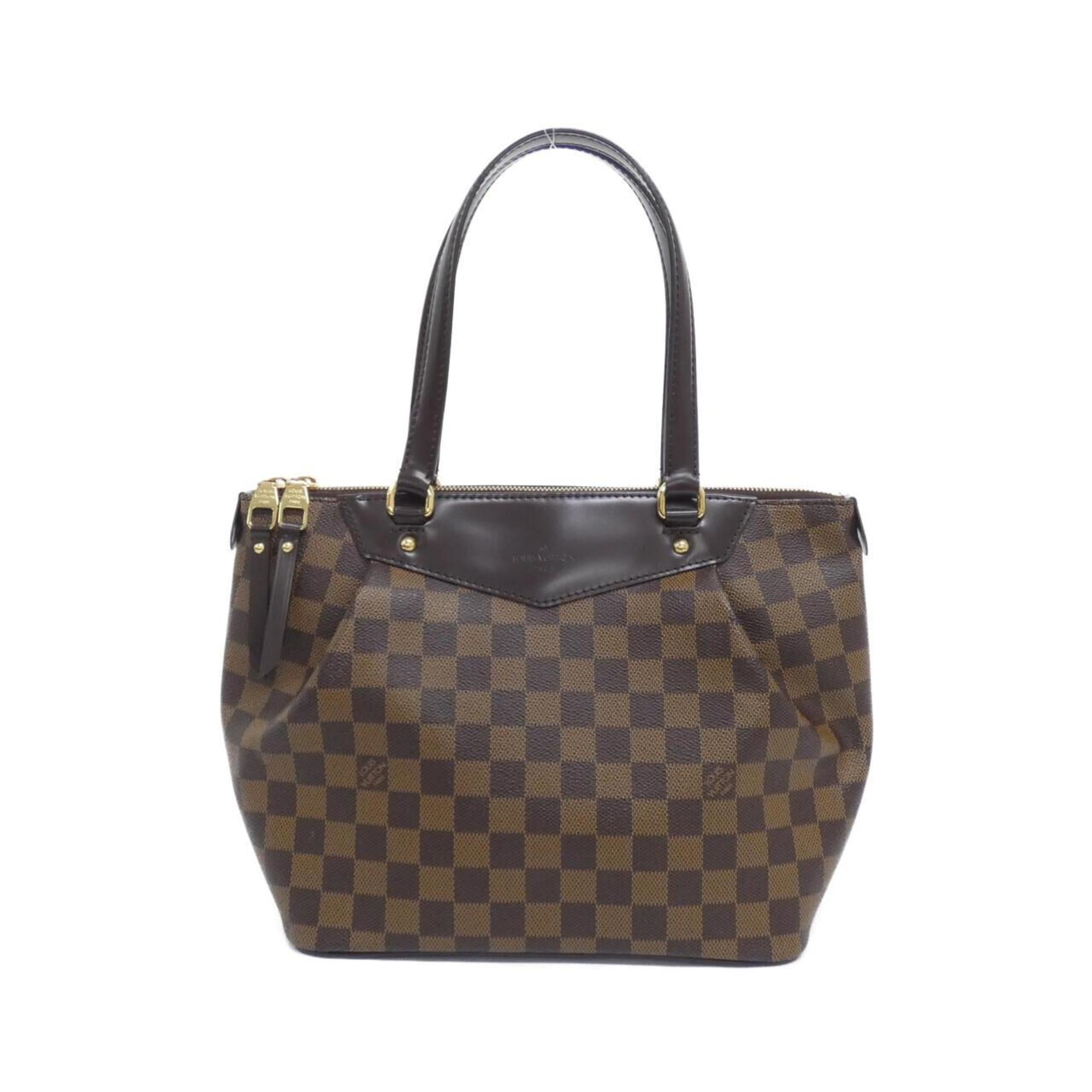 Louis Vuitton Ebene Coated Canvas Handbag
