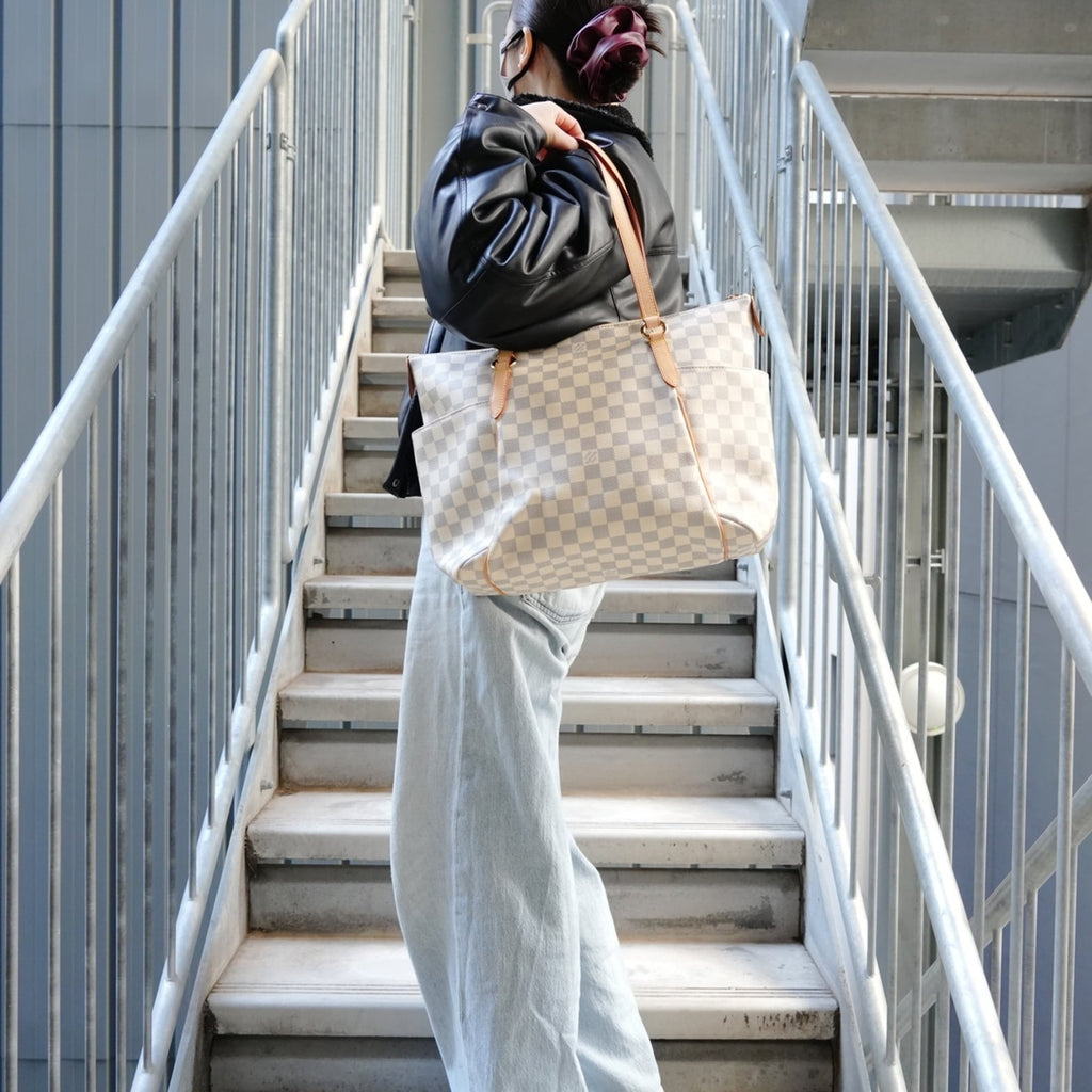 Louis Vuitton White Tote Bag