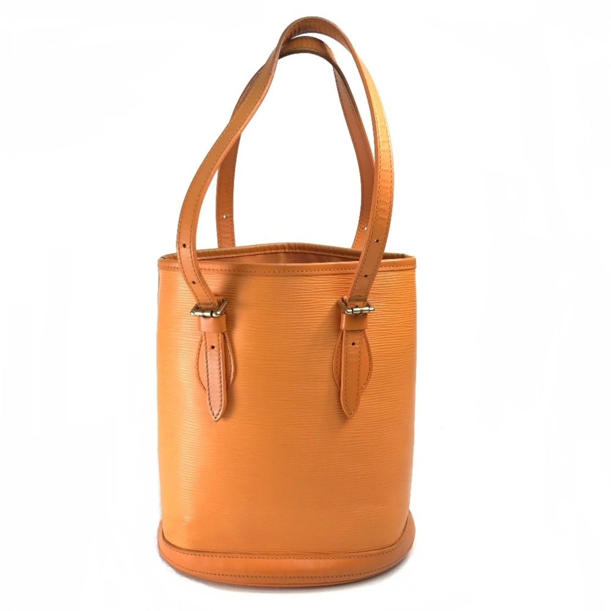 Louis Vuitton Epi Orange Epi Leather Handbag Shoulder Bag Tote Bag