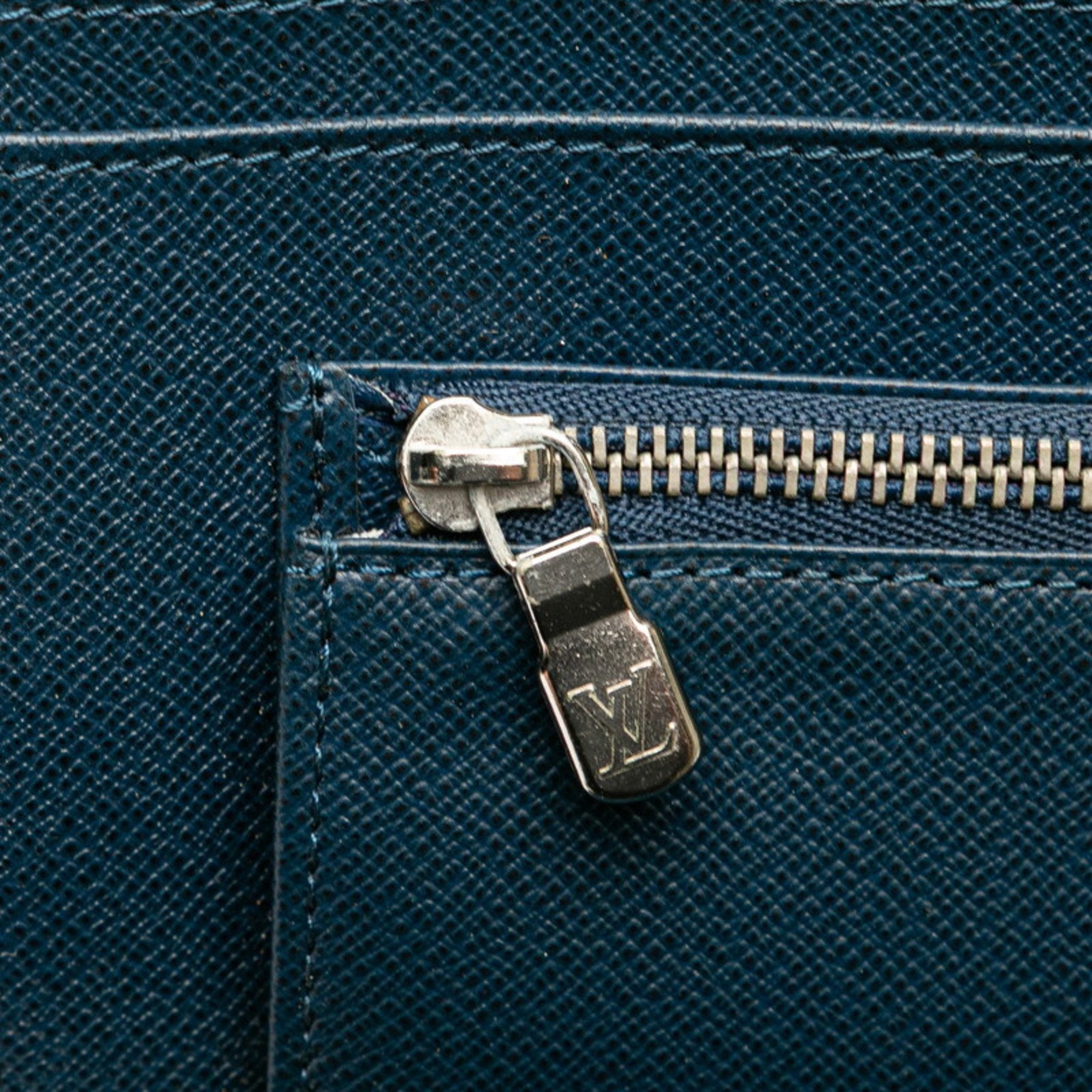 Louis Vuitton Navy Ocean Leather Long Wallet