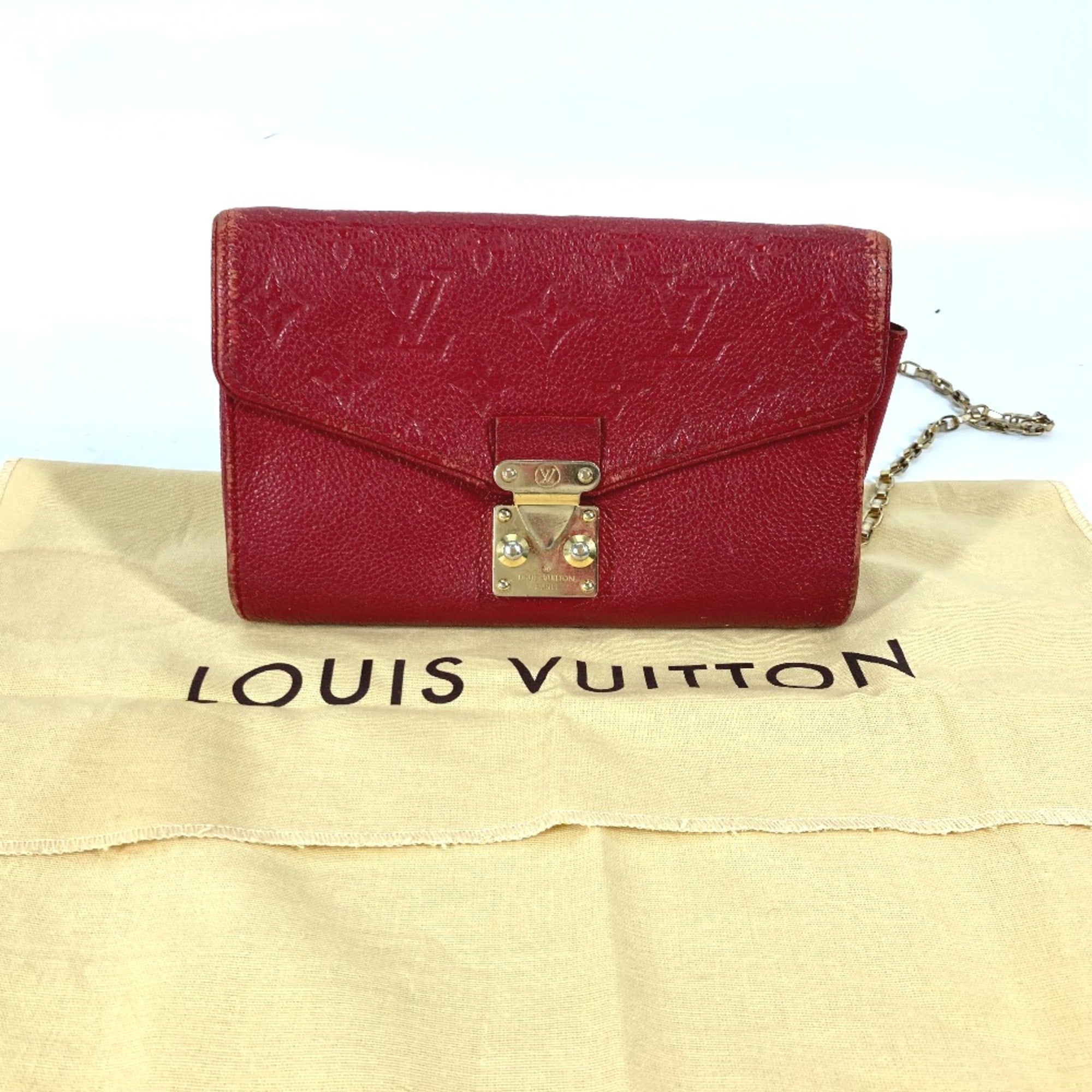 Louis Vuitton Red Other Long Wallet