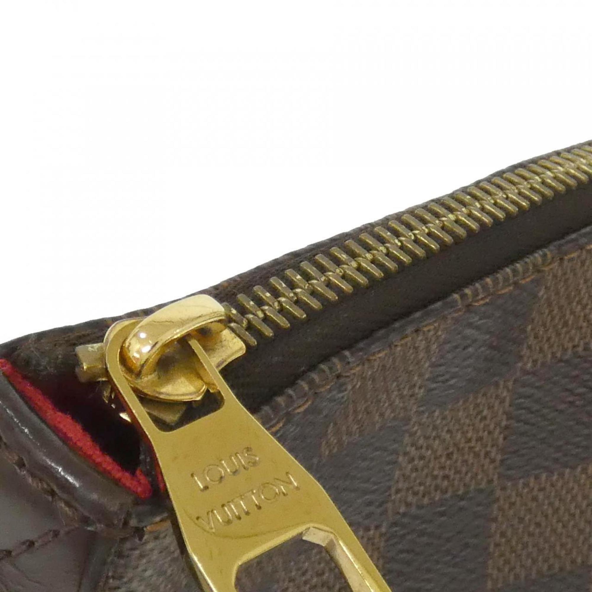 Louis Vuitton Brown Coated Canvas Handbag