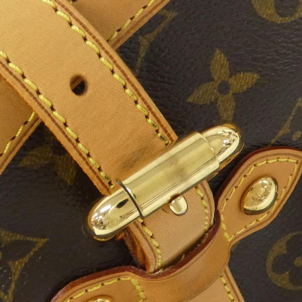 Louis Vuitton Brown Coated Canvas Shoulder Bag