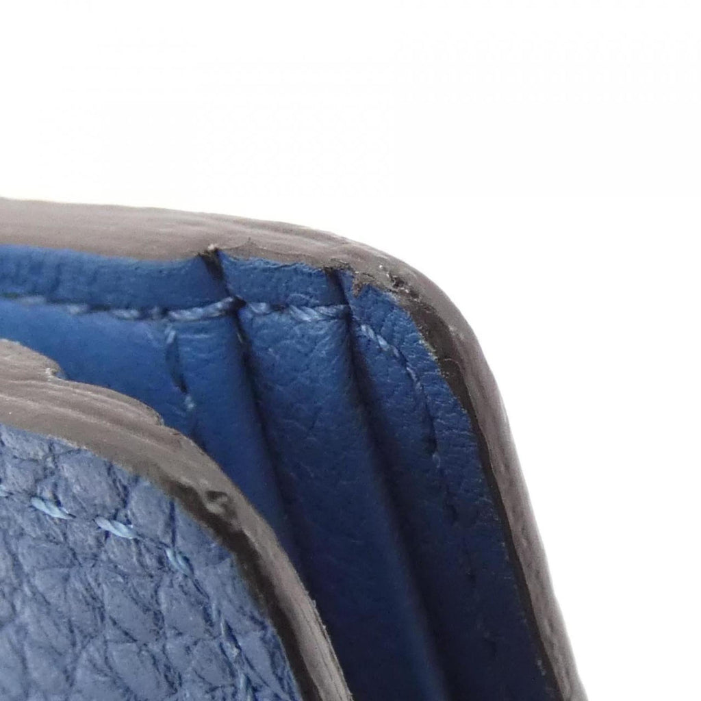 Louis Vuitton Blue Leather Long Bill Wallet