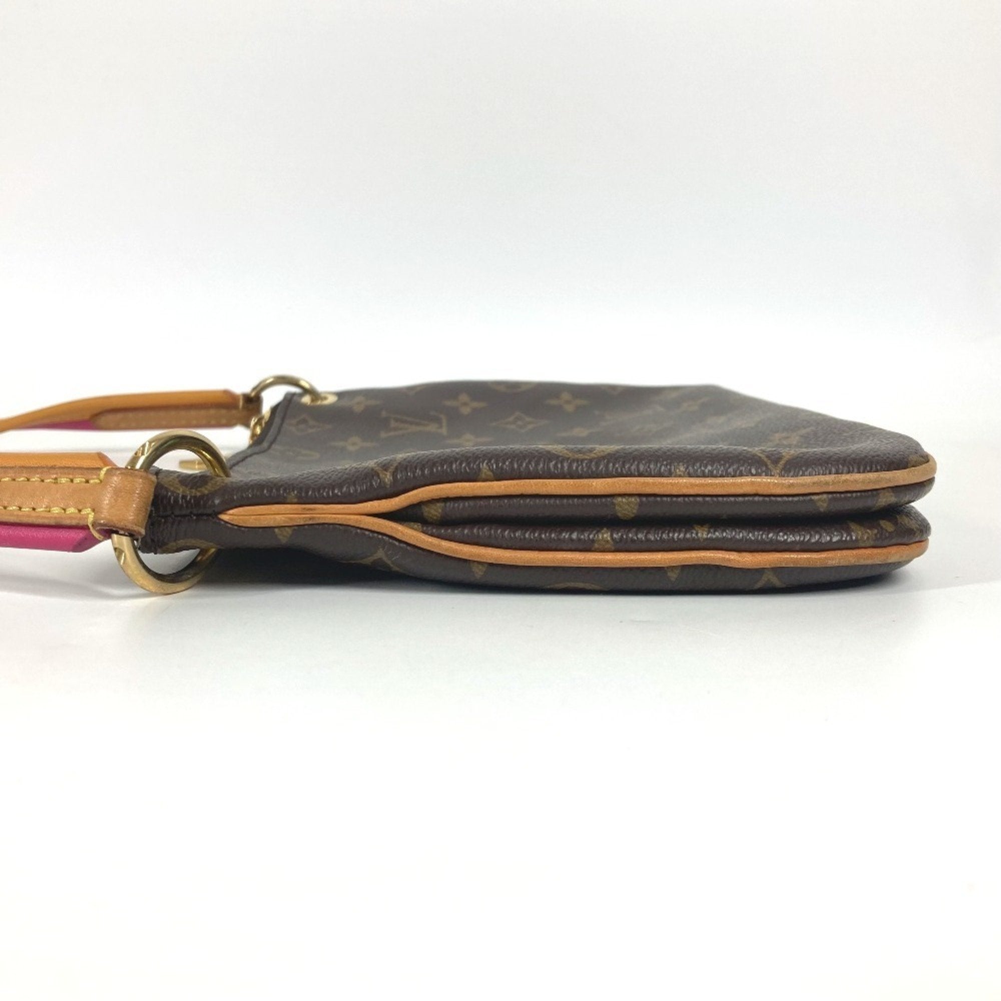 Louis Vuitton Brown Monogram Pink Monogram Pochette Shoulder Bag