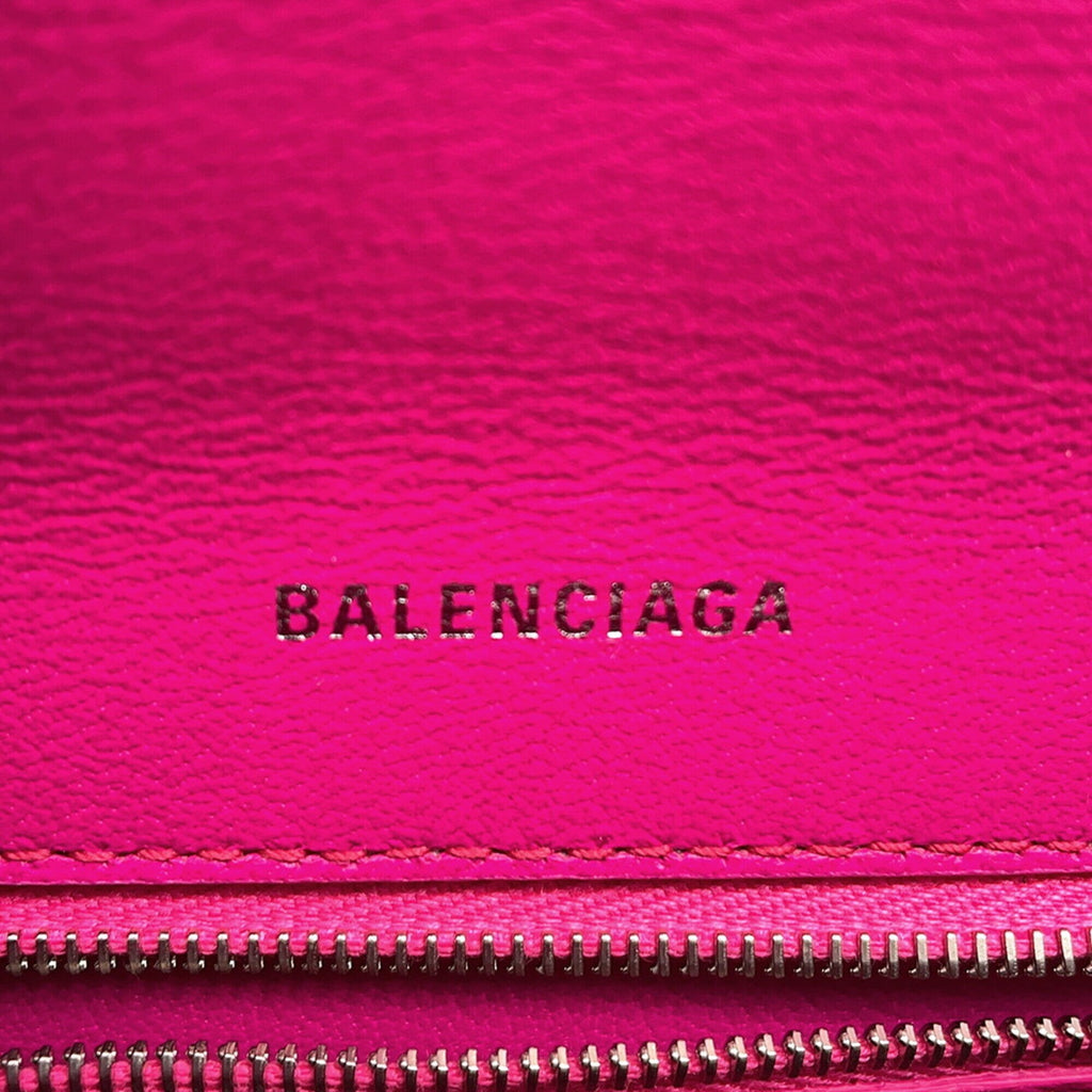 Balenciaga Pink Leather Handbag Shoulder