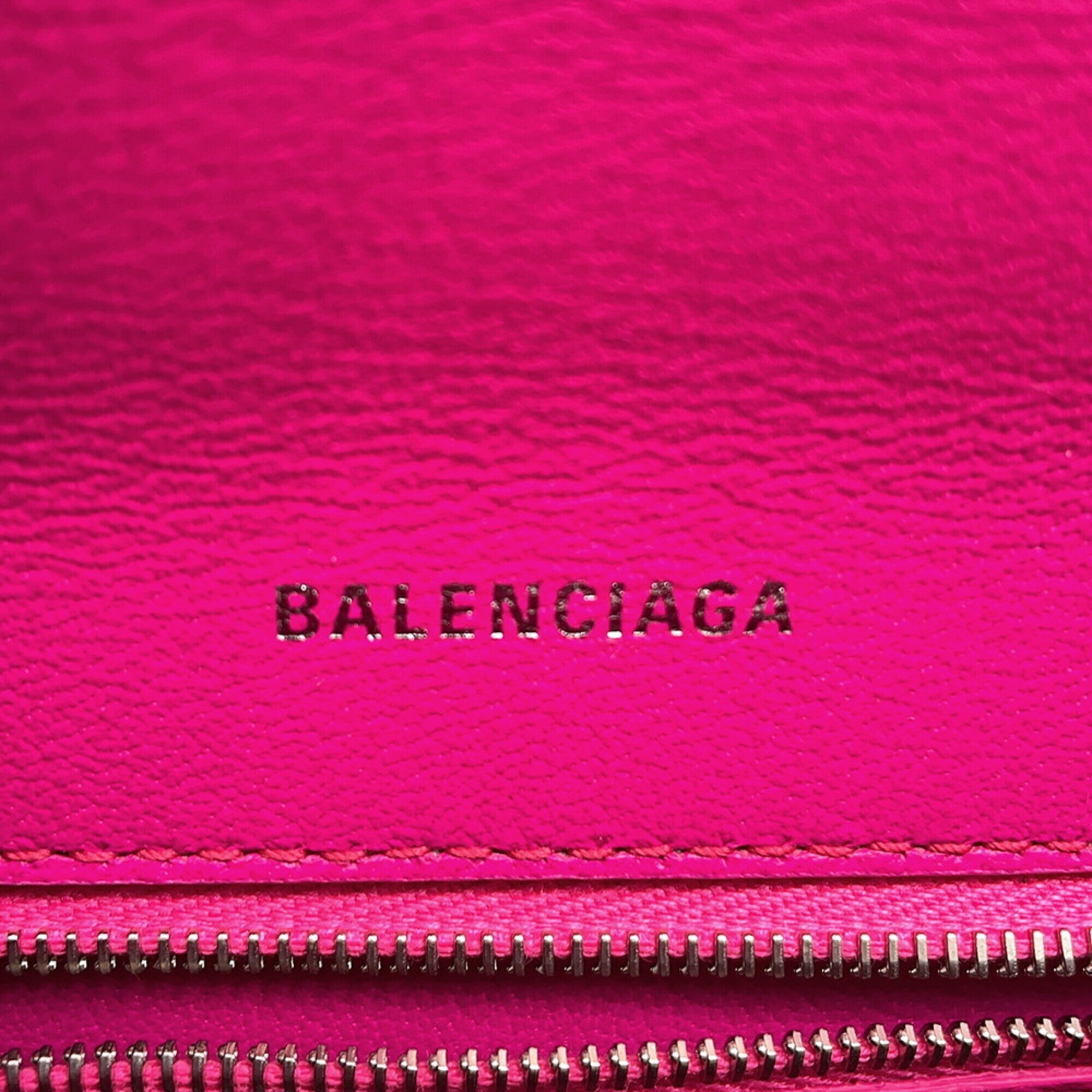 Balenciaga Pink Leather Handbag Shoulder
