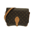 Louis Vuitton Marron Coated Canvas Shoulder Bag