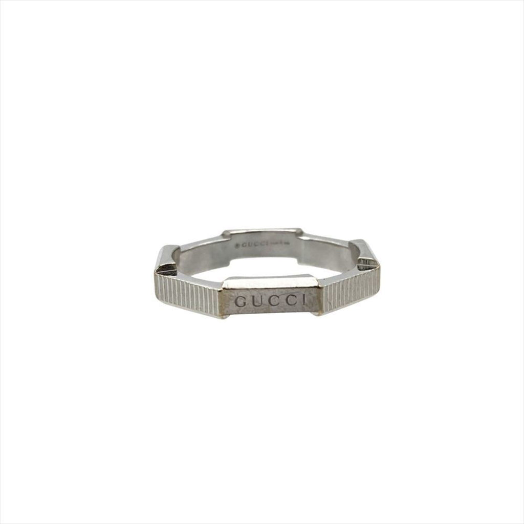 Gucci White Gold (18K) Band Ring (Pre-Owned)
