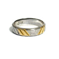 Celine Yellow Gold (18K) Platinum 950 Band Ring