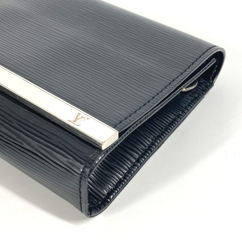 Louis Vuitton Black Epi Leather Clutch Bag Shoulder Bag