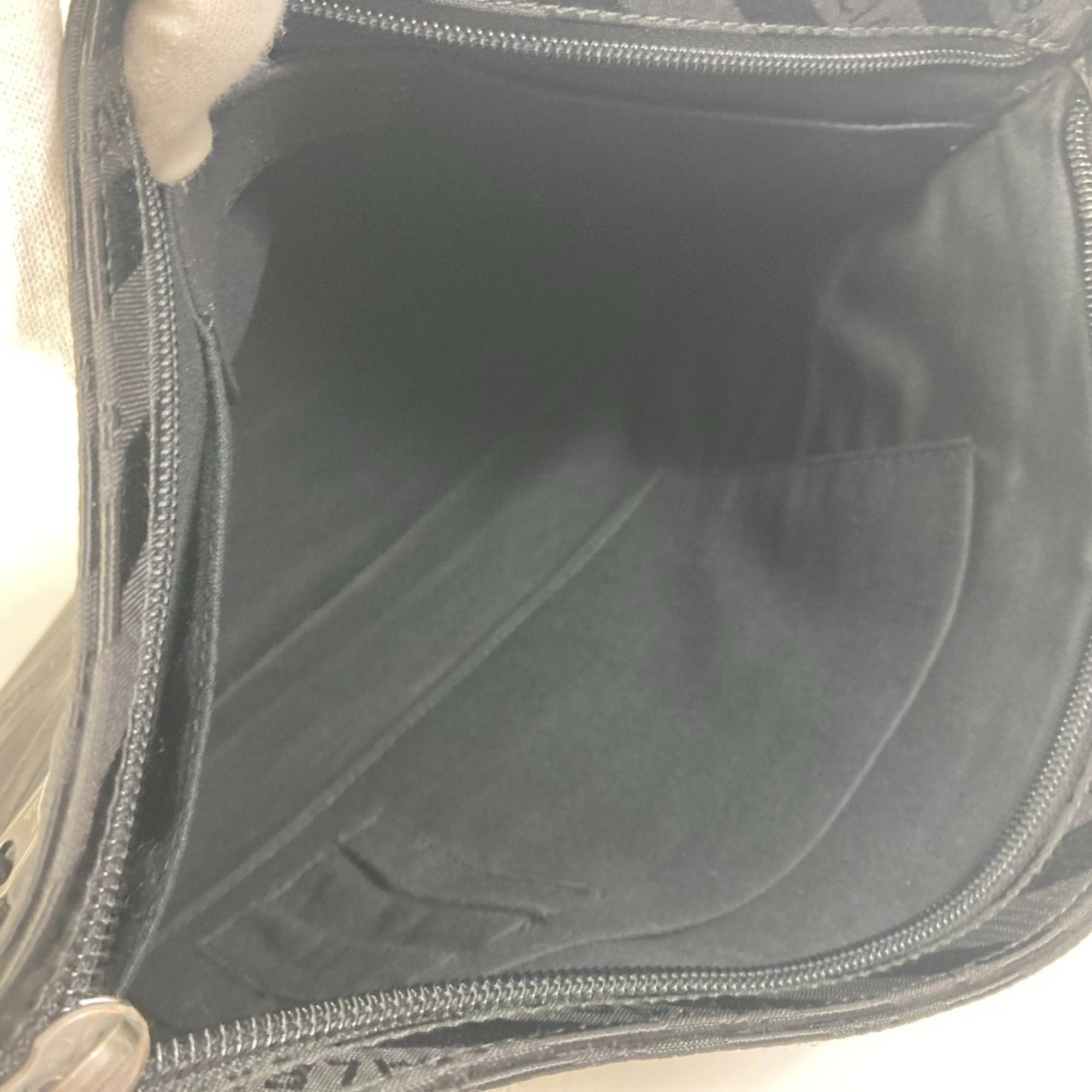 Balenciaga Black Cloth Clutch