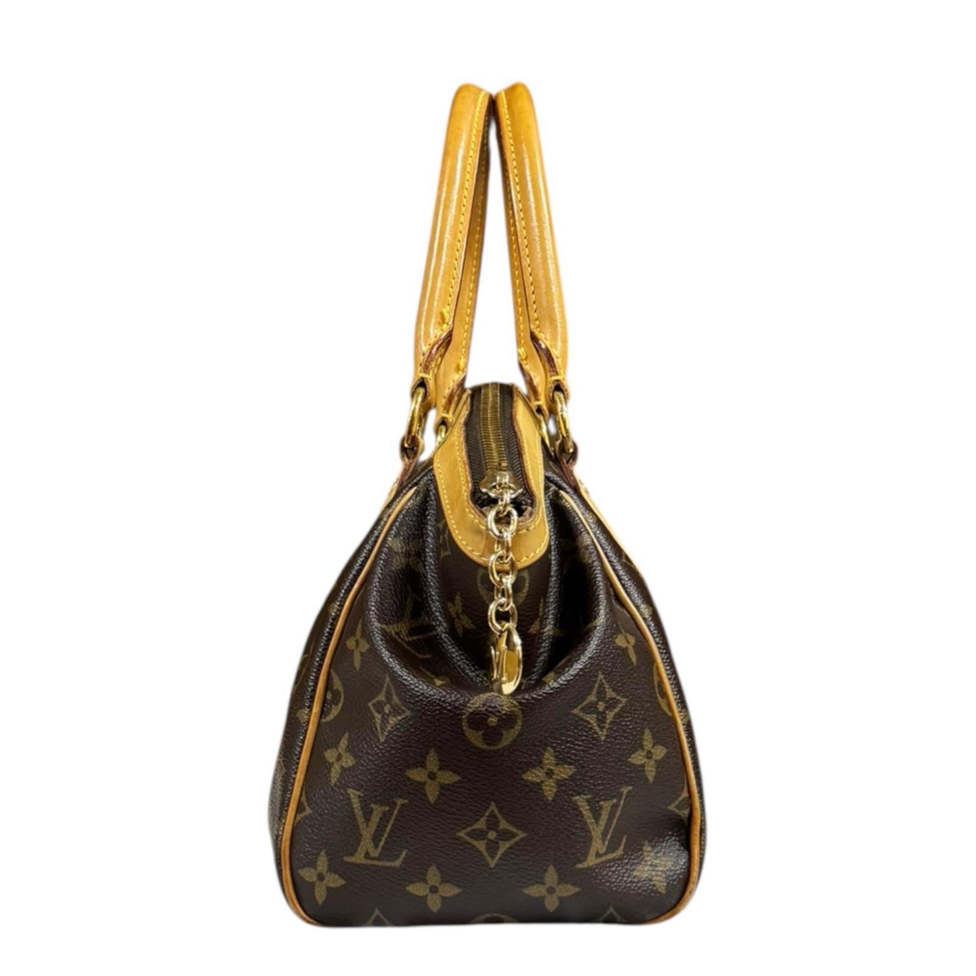 Louis Vuitton Brown Monogram Canvas Handbag
