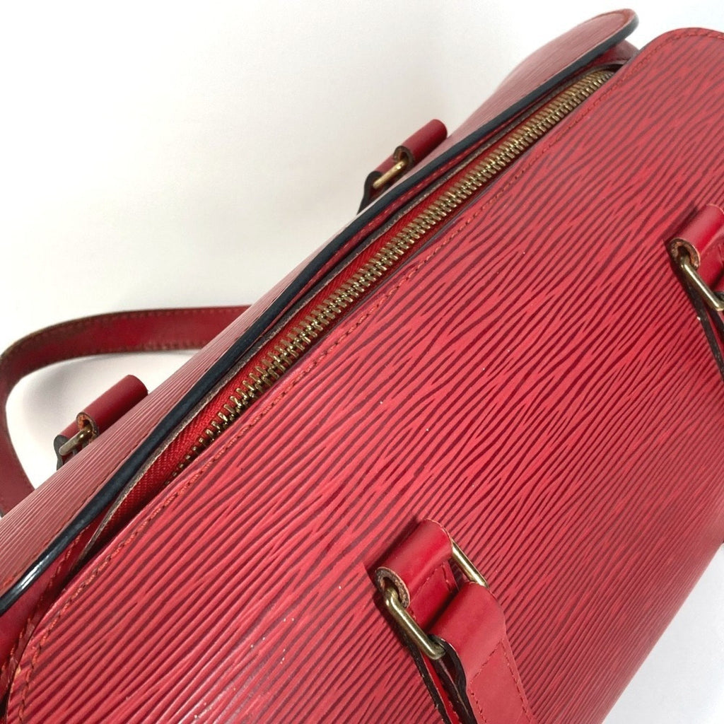 Louis Vuitton Castilian Red Red Color Epi Leather Handbag Shoulder Bag