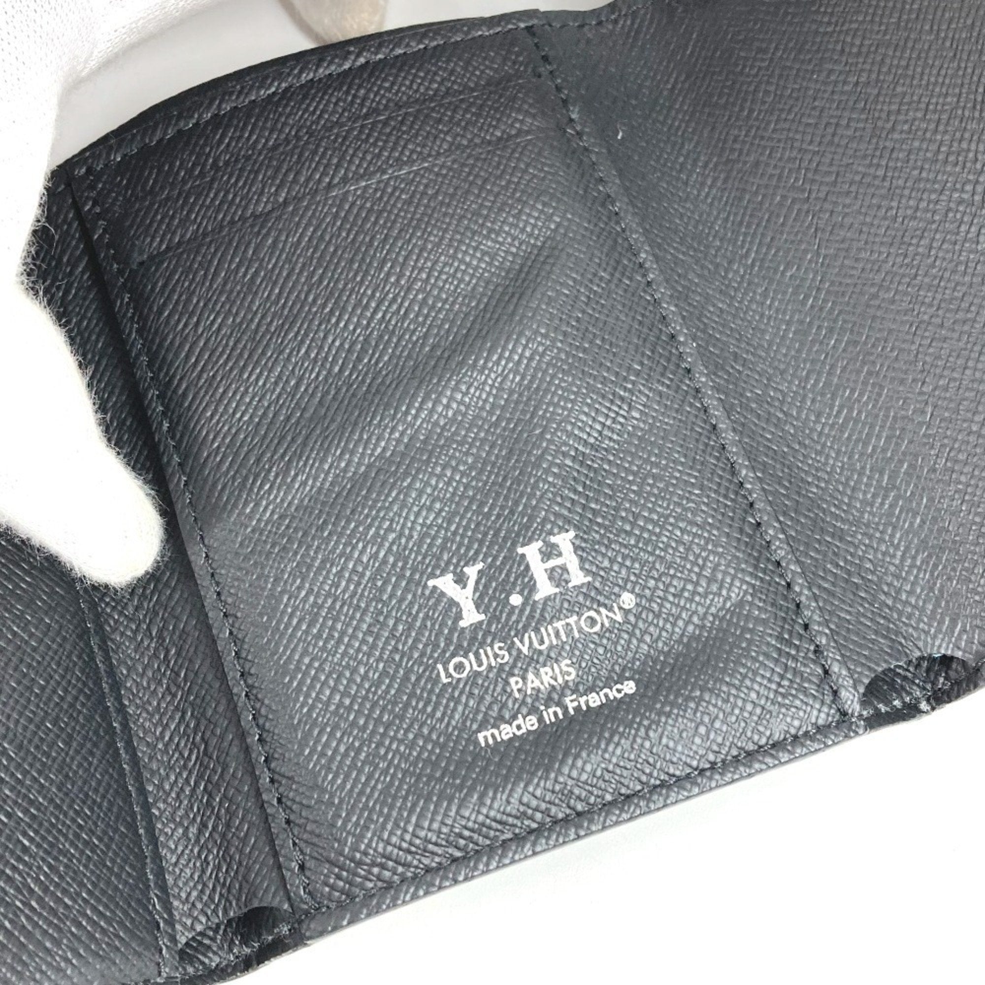 Louis Vuitton Black Monogram Eclipse Monogram Eclipse Wallet (Tri-Fold)