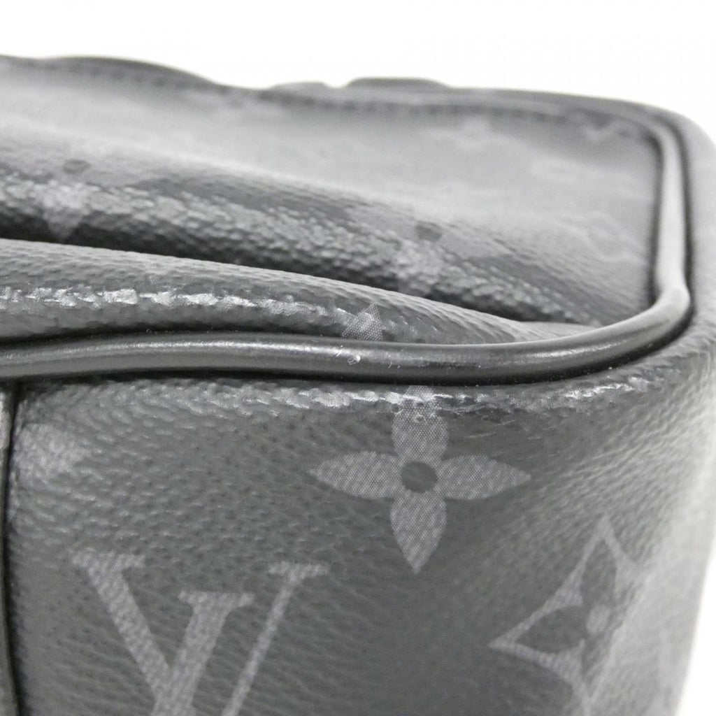 Louis Vuitton Black Coated Canvas Shoulder Bag