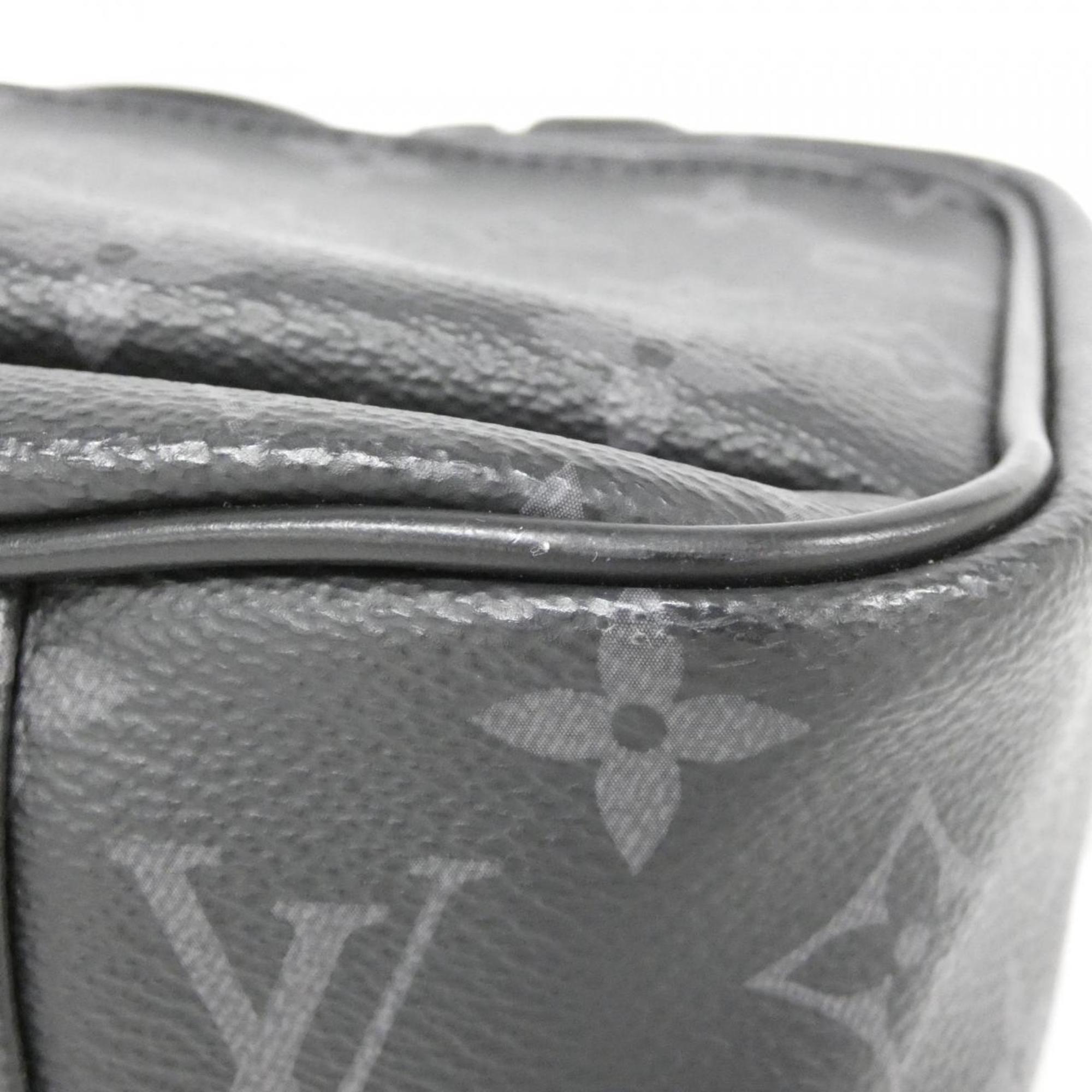 Louis Vuitton Black Coated Canvas Shoulder Bag