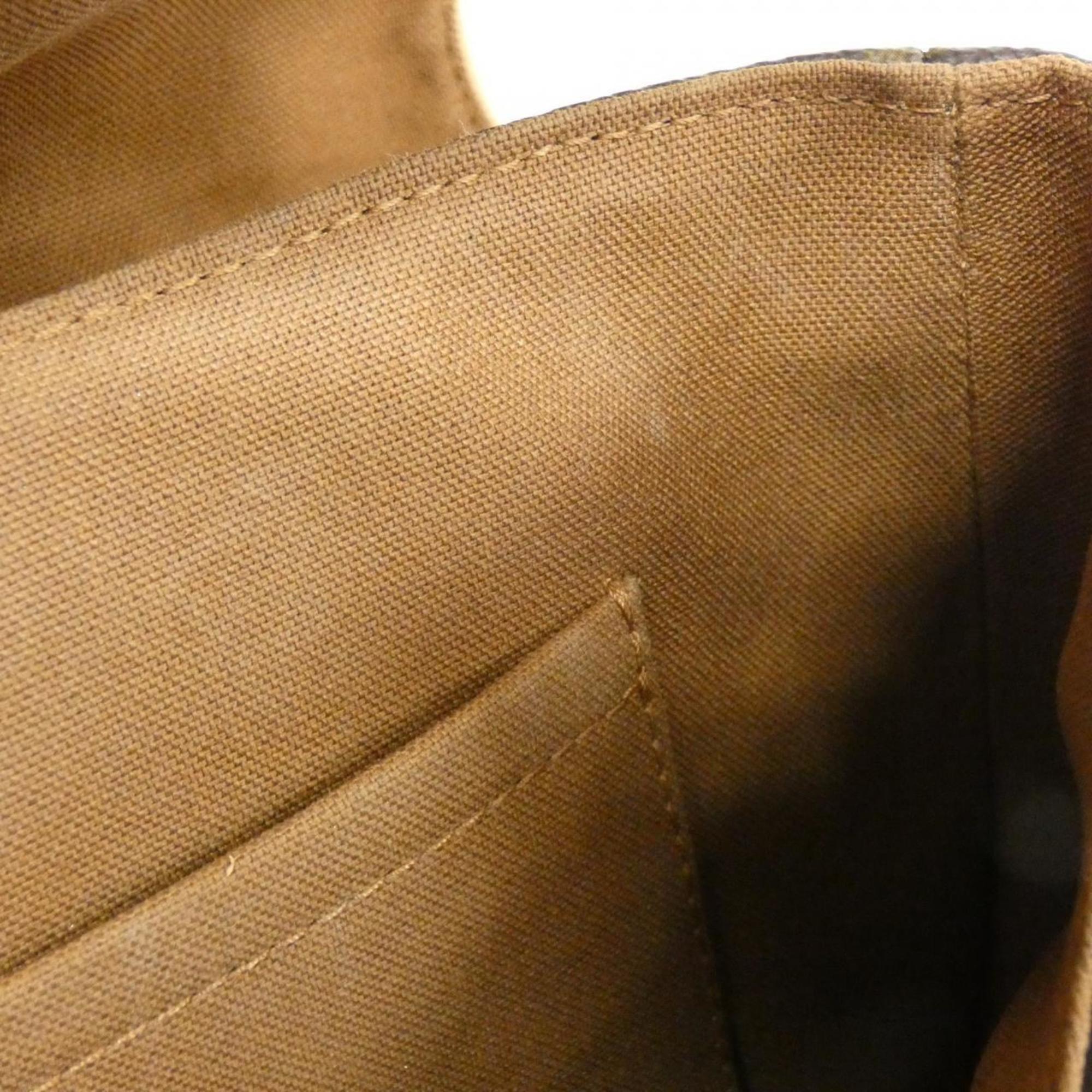 Louis Vuitton Marron Coated Canvas Backpack