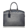 Louis Vuitton Epi Riviera Handbag M48182 Noir Leather Ladies LOUIS VUITTON
