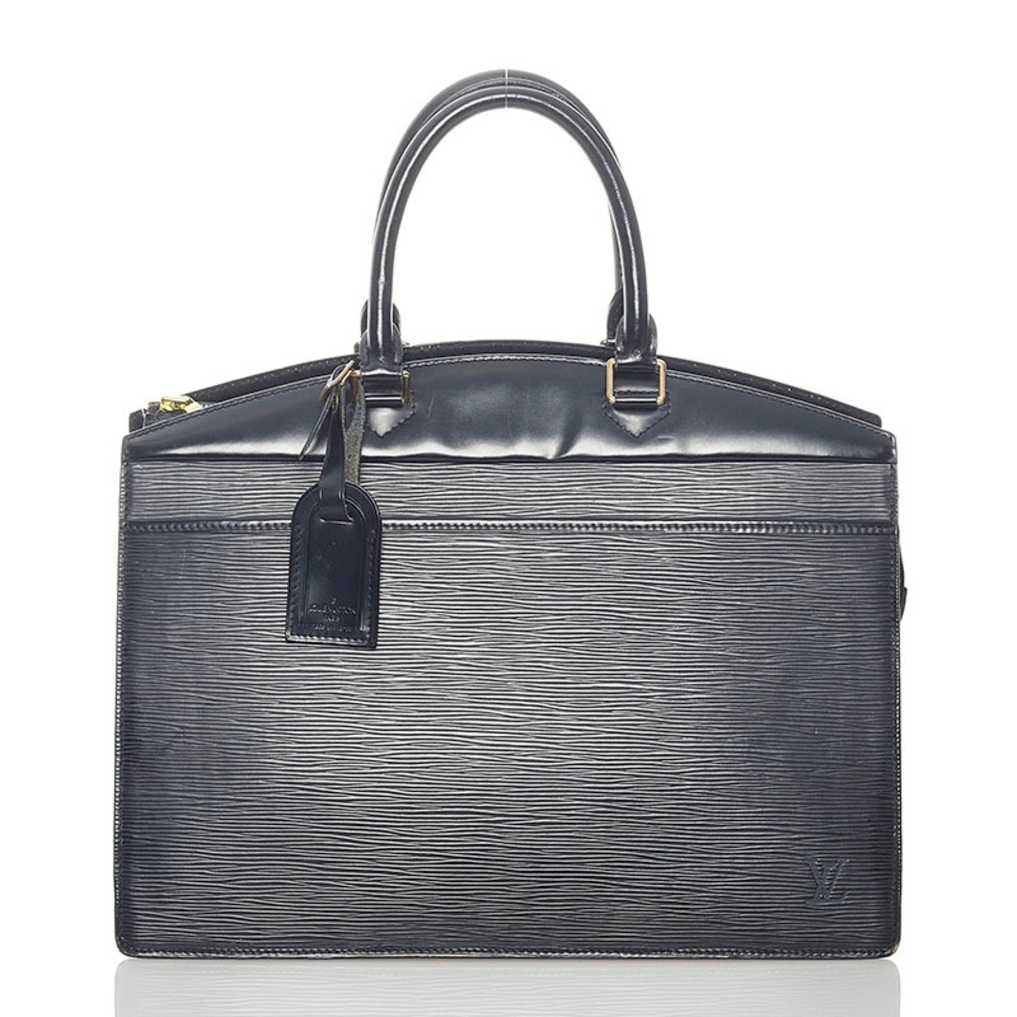 Louis Vuitton Epi Riviera Handbag M48182 Noir Leather Ladies LOUIS VUITTON
