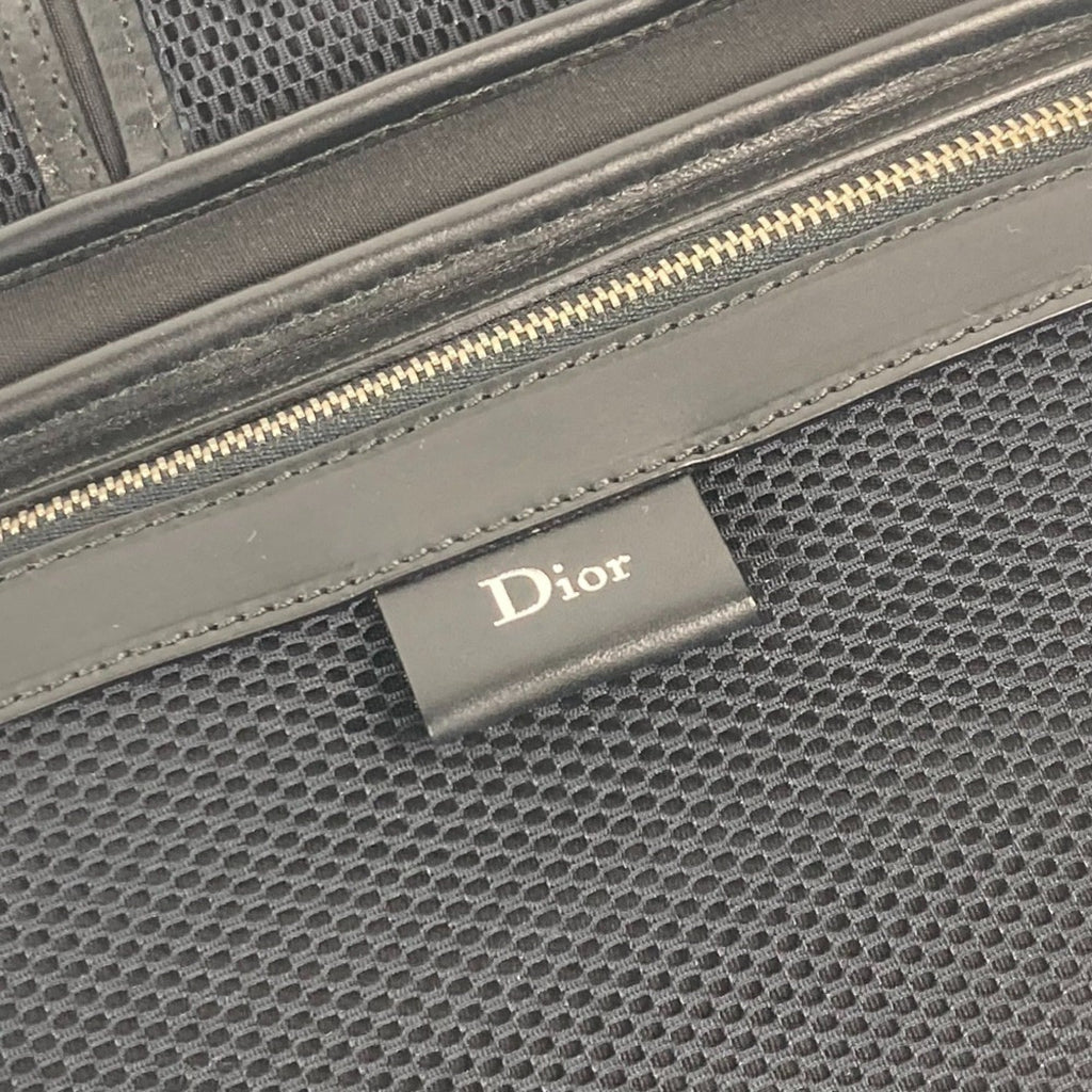 Christian Dior Black Pvc Clutch Bag Pouch (Pre-Owned)