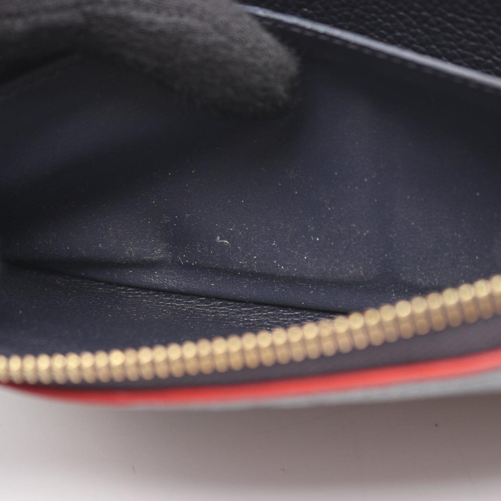 Louis Vuitton Marine Rouge Navy Monogram Empreinte Long Wallet