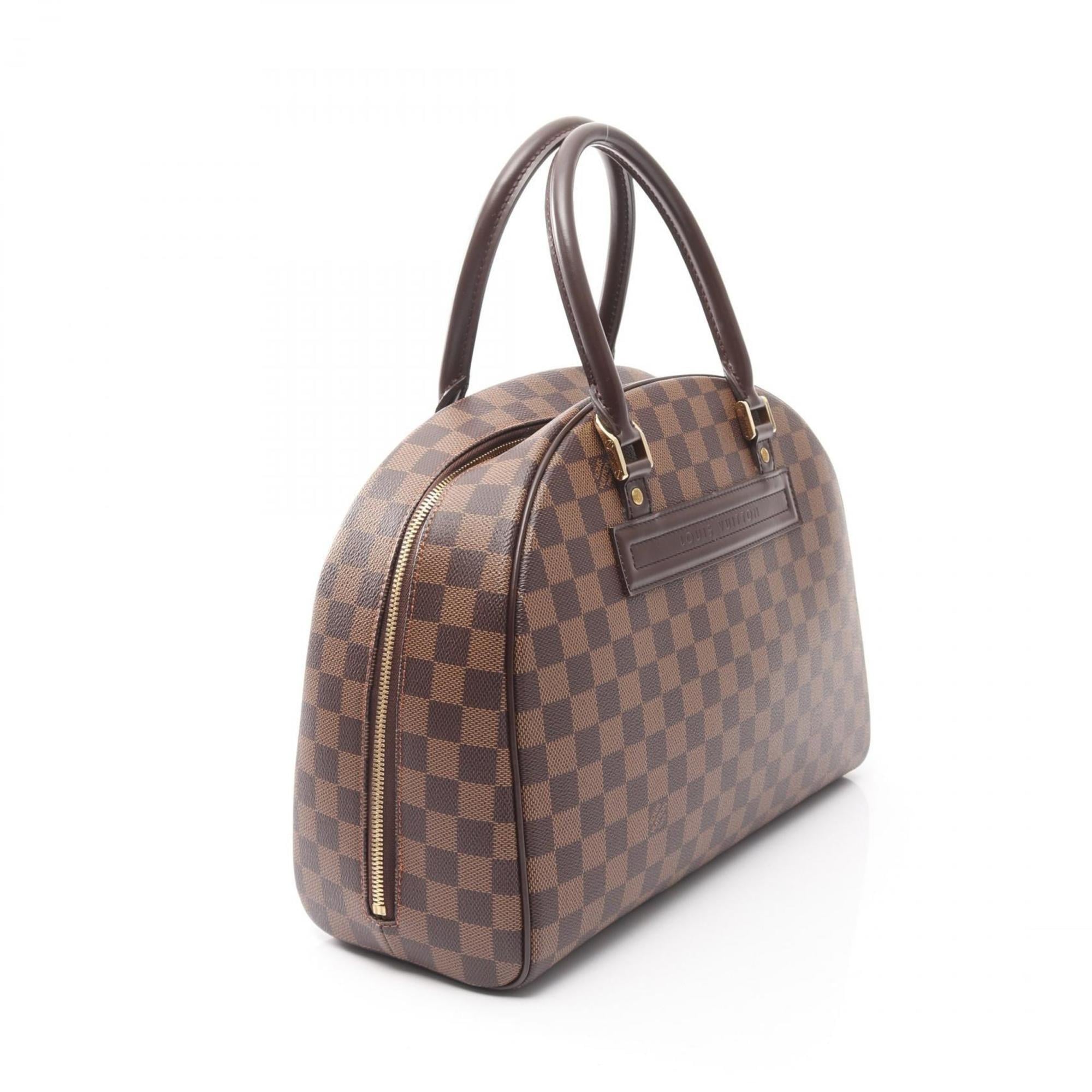 Louis Vuitton Brown Coated Canvas Leather Handbag