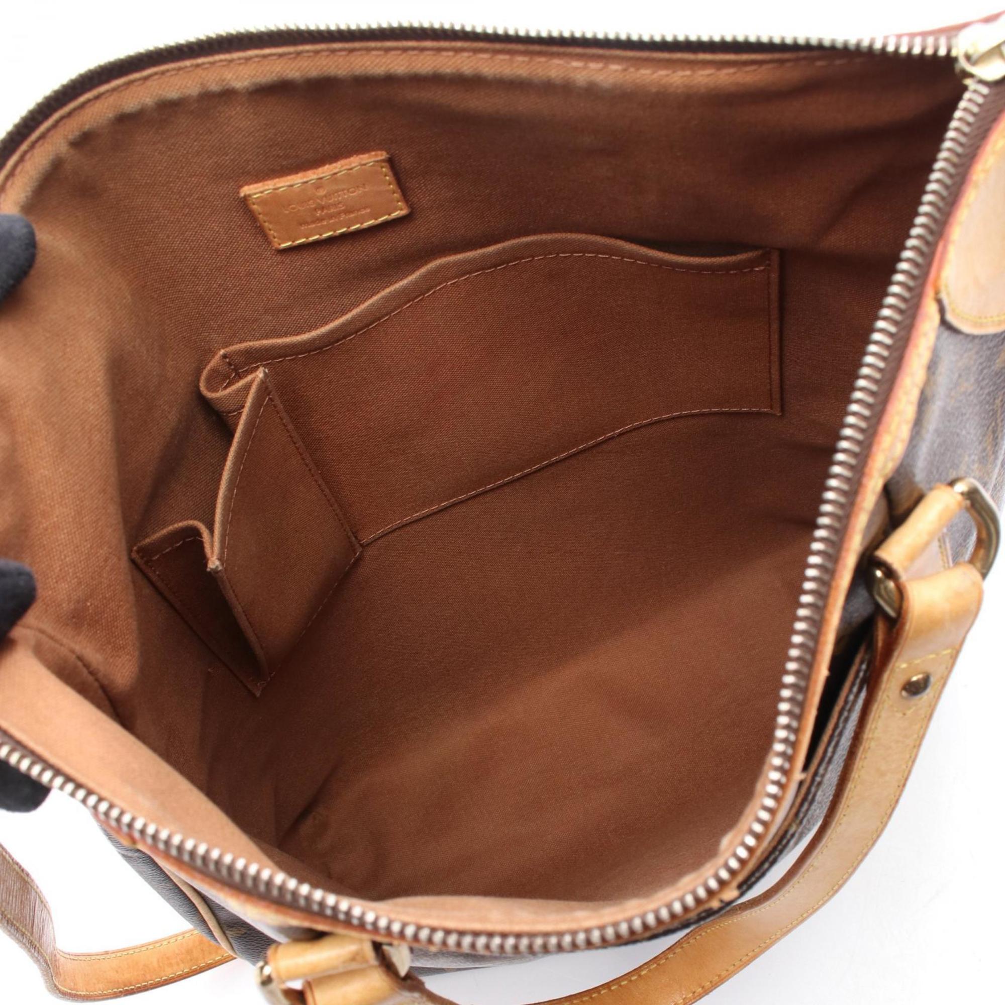 Louis Vuitton Brown Monogram Coated Canvas Handbag