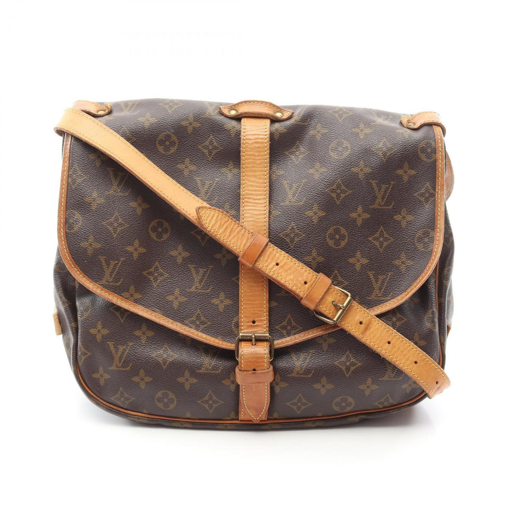 Louis Vuitton Brown Coated Canvas Pvc Leather Monogram Shoulder Bag