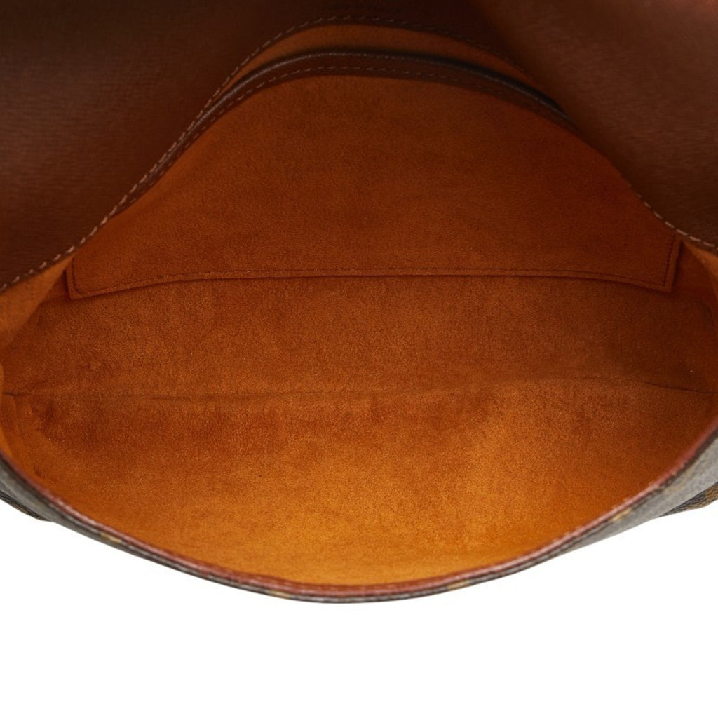 Louis Vuitton Monogram Brown Pvc Leather Handbag Shoulder Bag