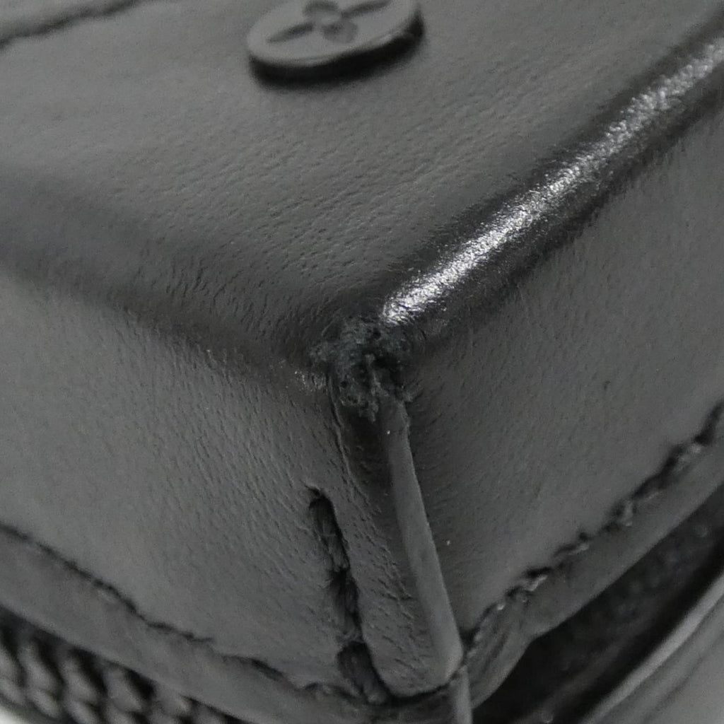 Louis Vuitton Black Coated Canvas Shoulder Bag