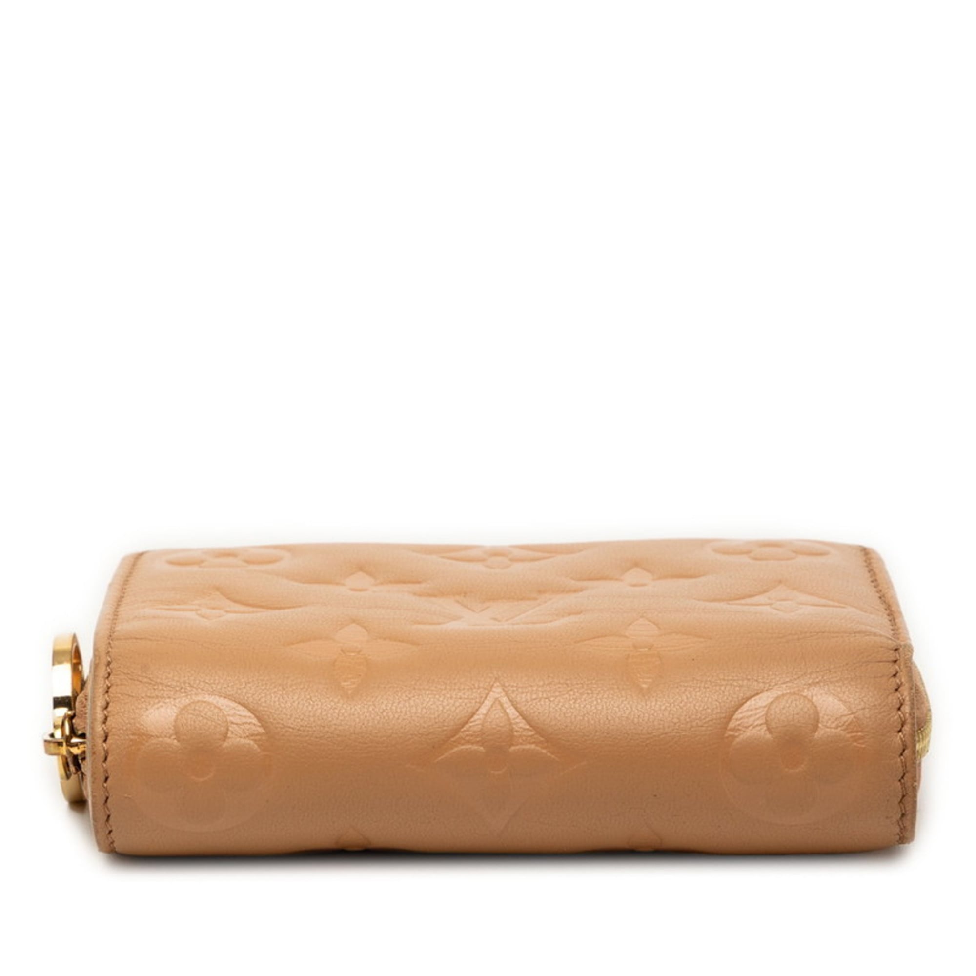 Louis Vuitton Brown Camel Leather Wallet