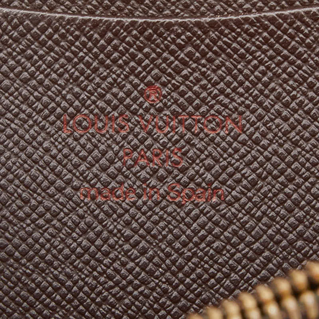 Louis Vuitton Brown Pvc Leather Long Wallet