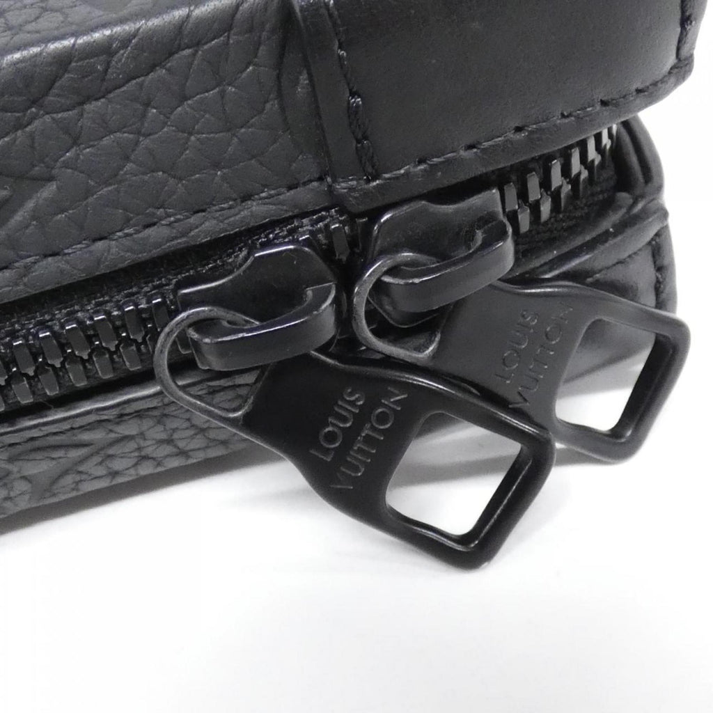 Louis Vuitton Black Leather Shoulder Bag