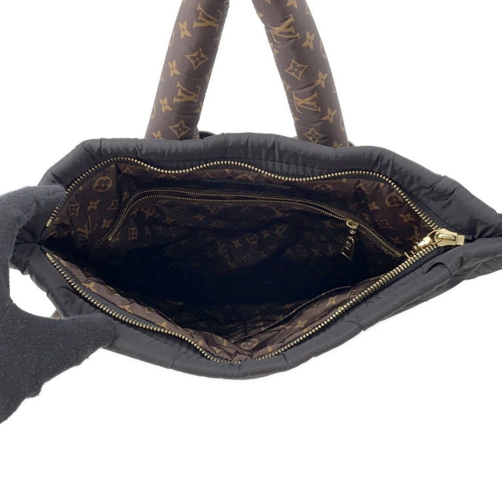 Louis Vuitton Noir Nylon Monogram Backpack